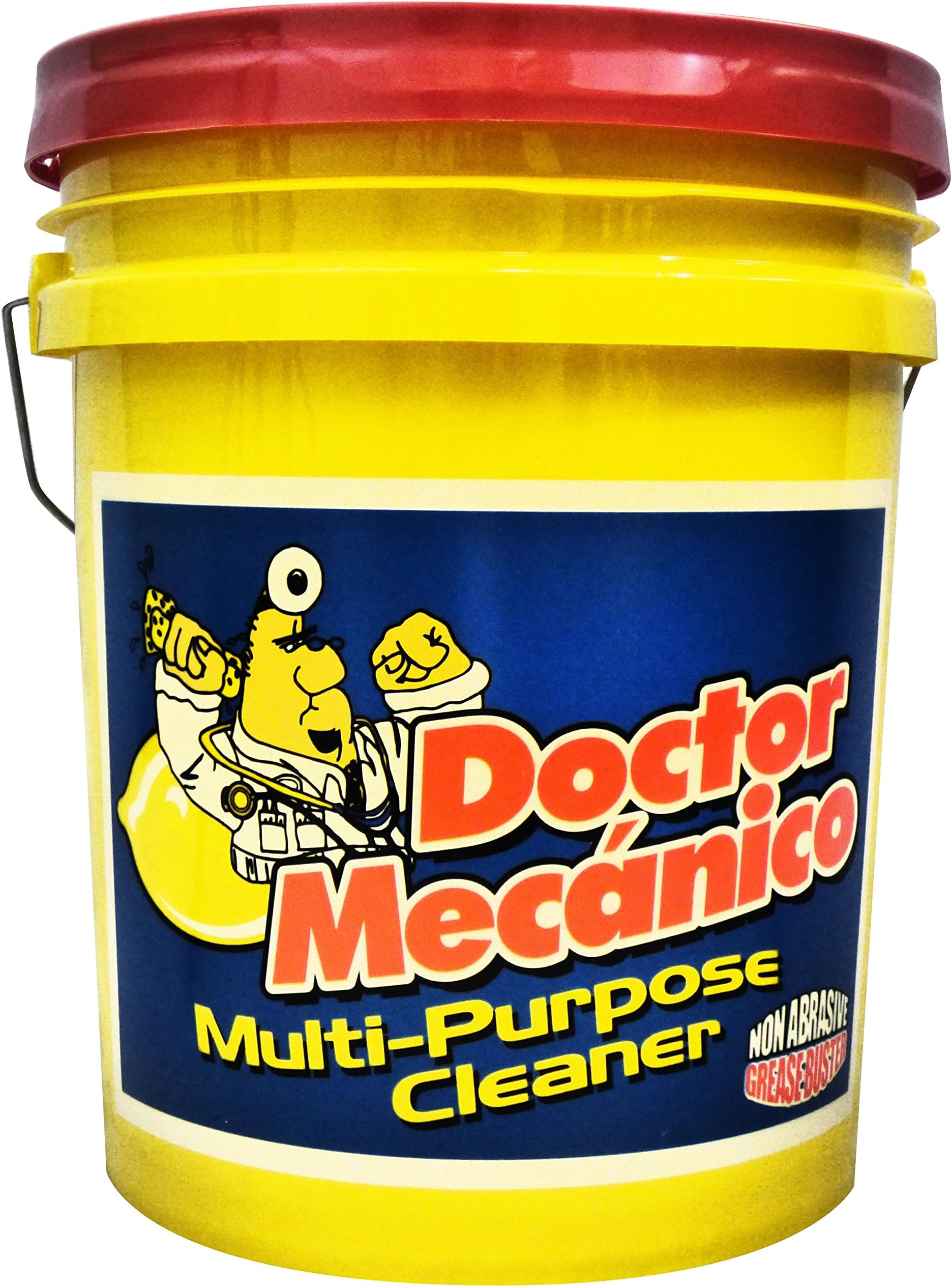 Doctor Mecanico Multipurpose Cleaner, All Purpose Cleaner, Water Based Cleaner, Biodegradable, Contains Carnauba, (5 Gallon Pail)