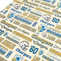 FOCO Los Angeles Chargers NFL Retro Sherpa Fleece