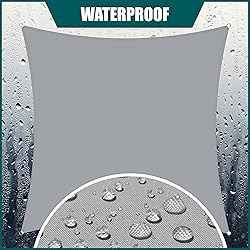 Royal Shade 10' x 12' Grey Rectangle Waterproof Sun