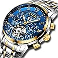 AILANG NEUE Skeleton Automatische Bewegung Uhr Für Männer Mechanische Luxus Schwarz Stahl Uhren Herren Horloge Tourbillon 2023