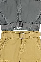 Raw X Boys Cargo Shorts 8-18 | 100% Cotton Belted