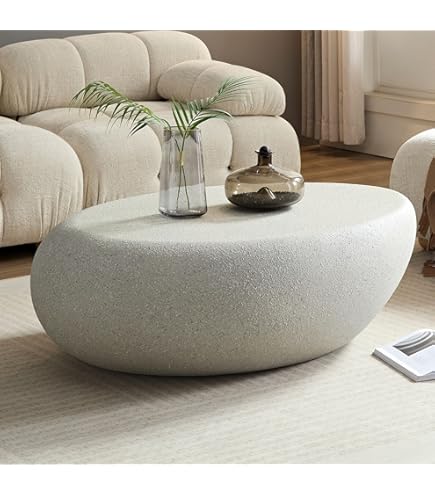 Amazon.com: LKTART Oval Minimalist Coffee Table for Living Room