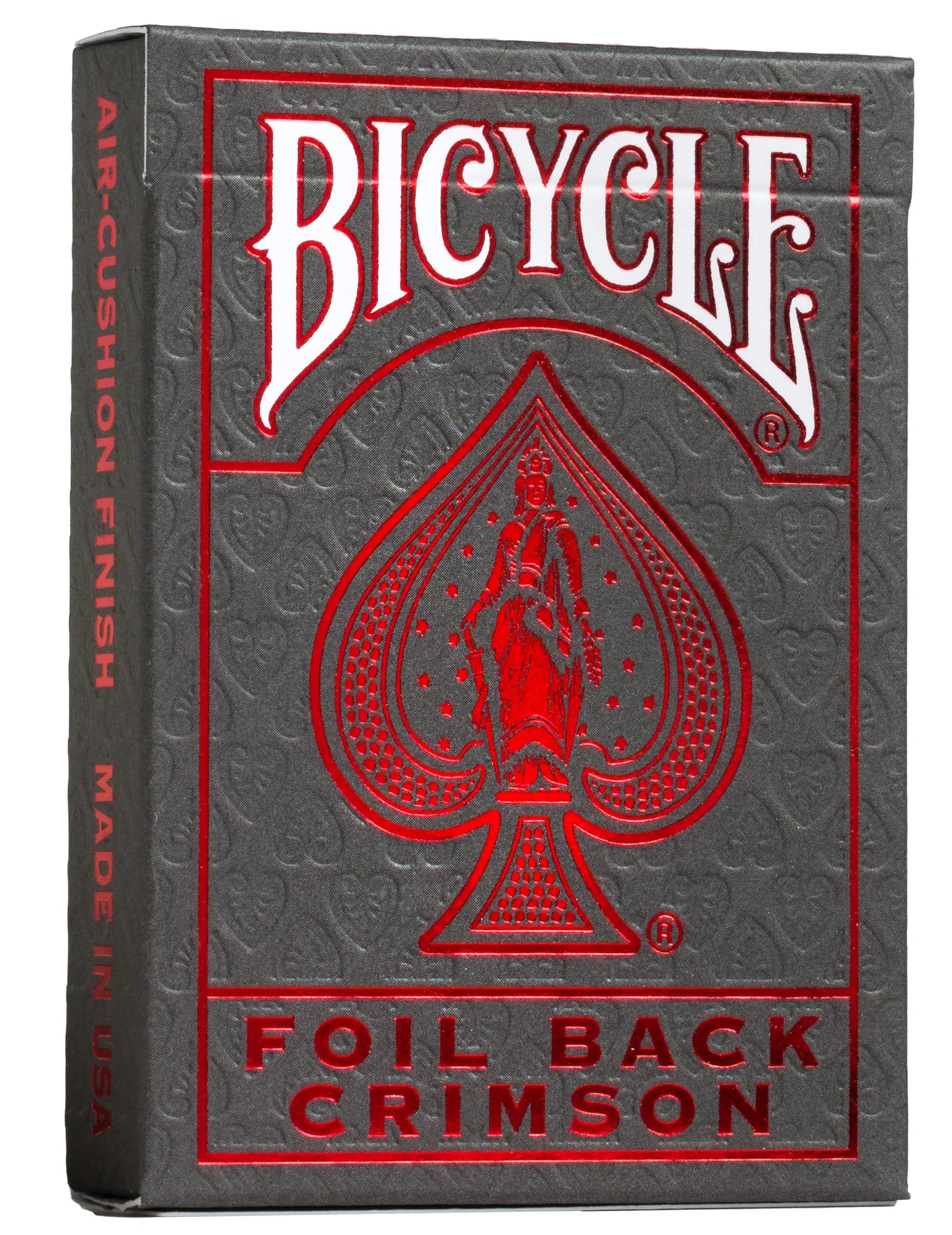 Bicycle MetalLuxe Red Playing Cards - 1 Deck, Air Cushion Finish, Professional, Superb Handling & Durability, Great Gift For Card Collectors โ image 1