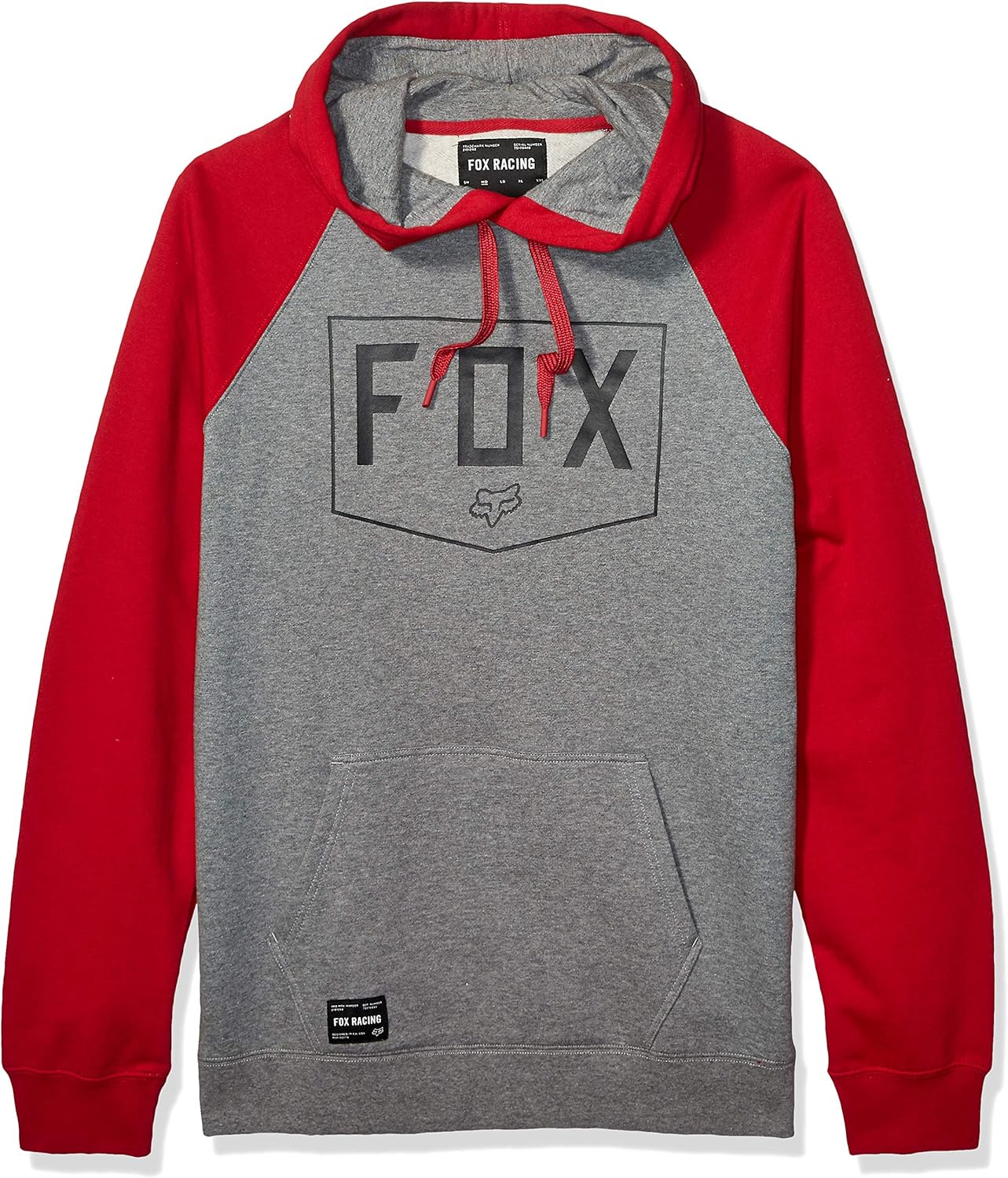 Fox mens Shield Raglan Po Fleece: Clothing