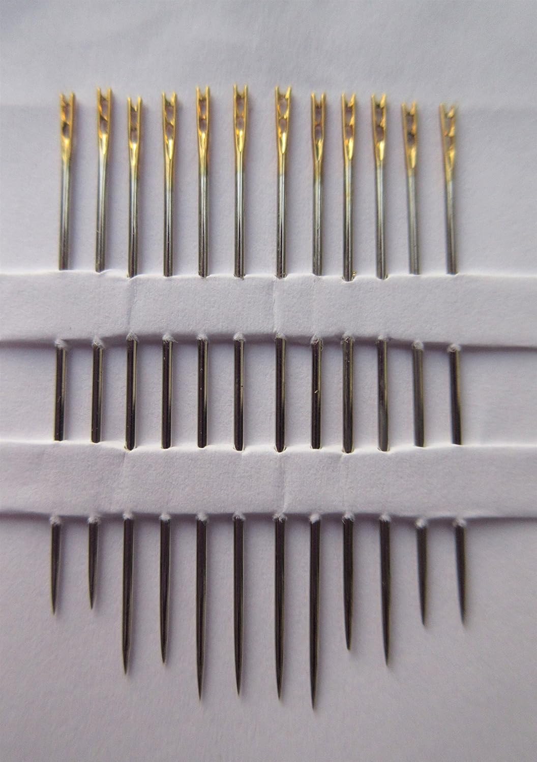 12 SELF THREADING SEWING NEEDLES ASSORTED SIZES EASY THREAD Amazon
