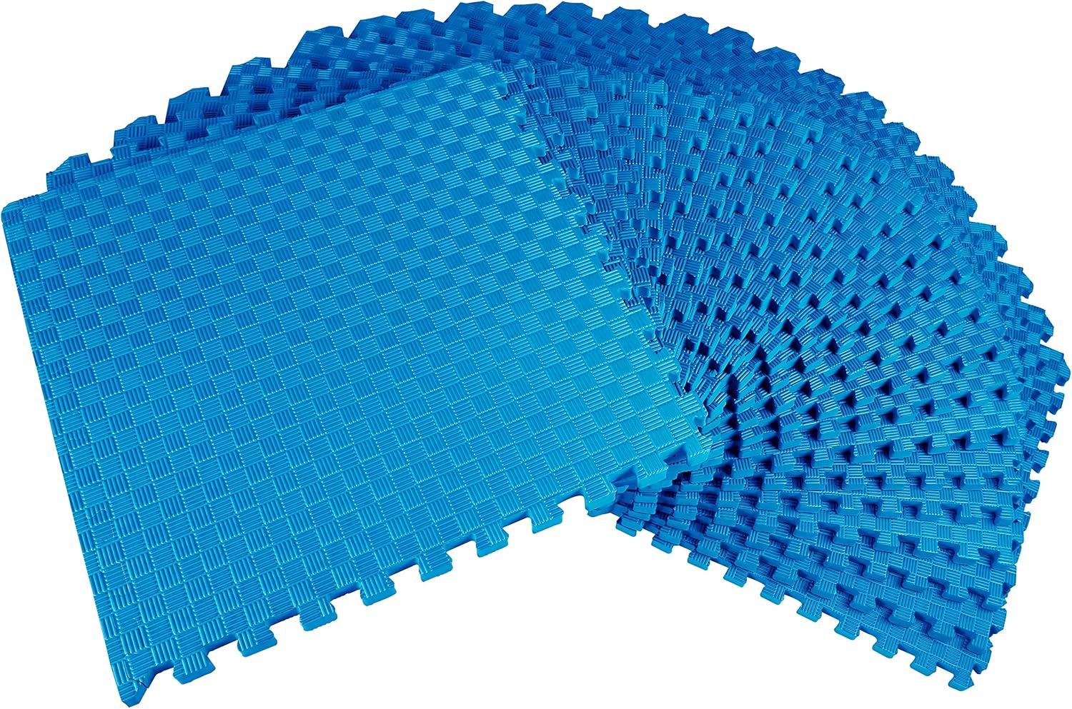 BalanceFrom Puzzle Exercise Mat with EVA Foam Interlocking Tiles, Gray : Sports & Outdoors