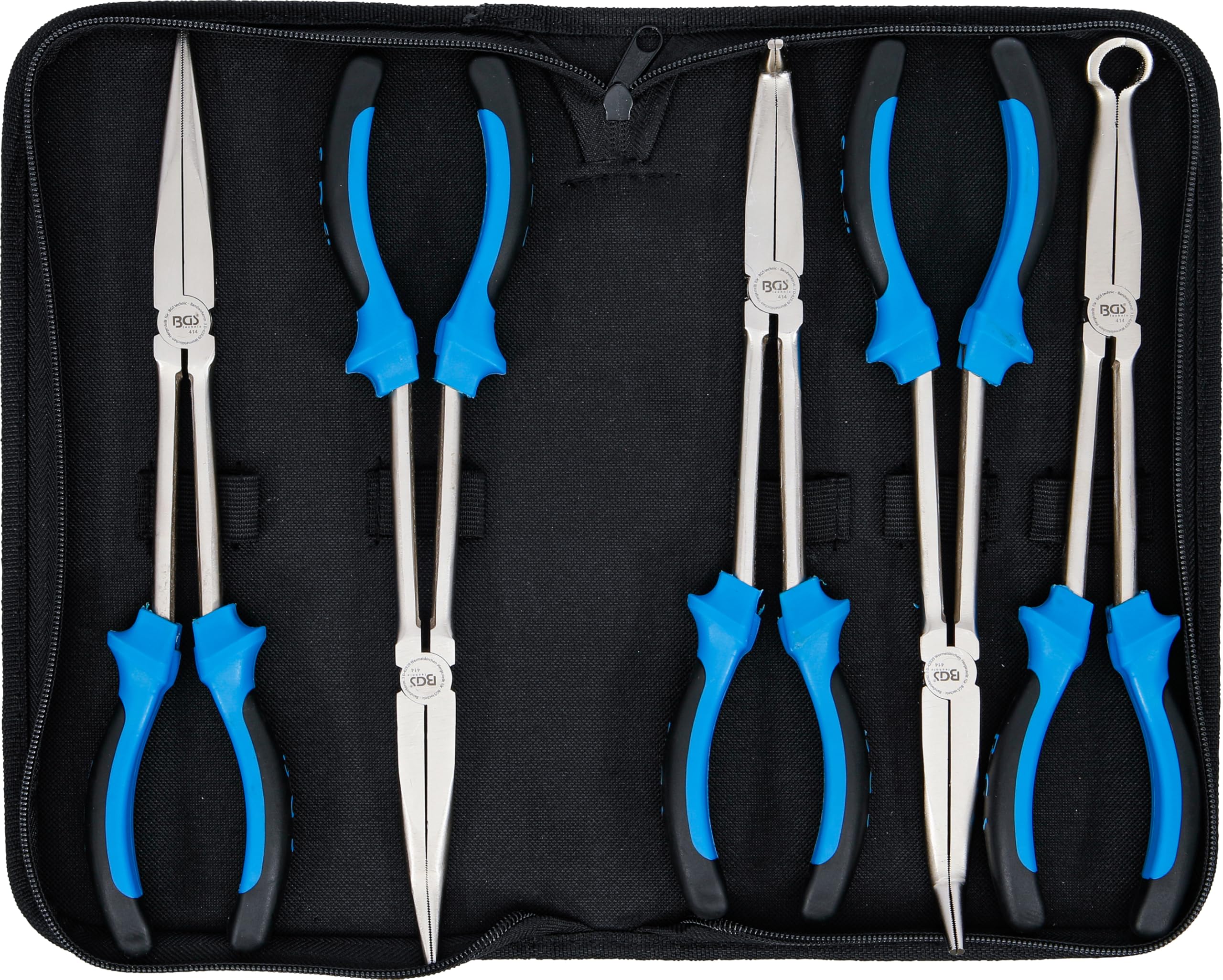 BGS 414 | Long Nose Plier Set | 290 mm | 5 pcs.