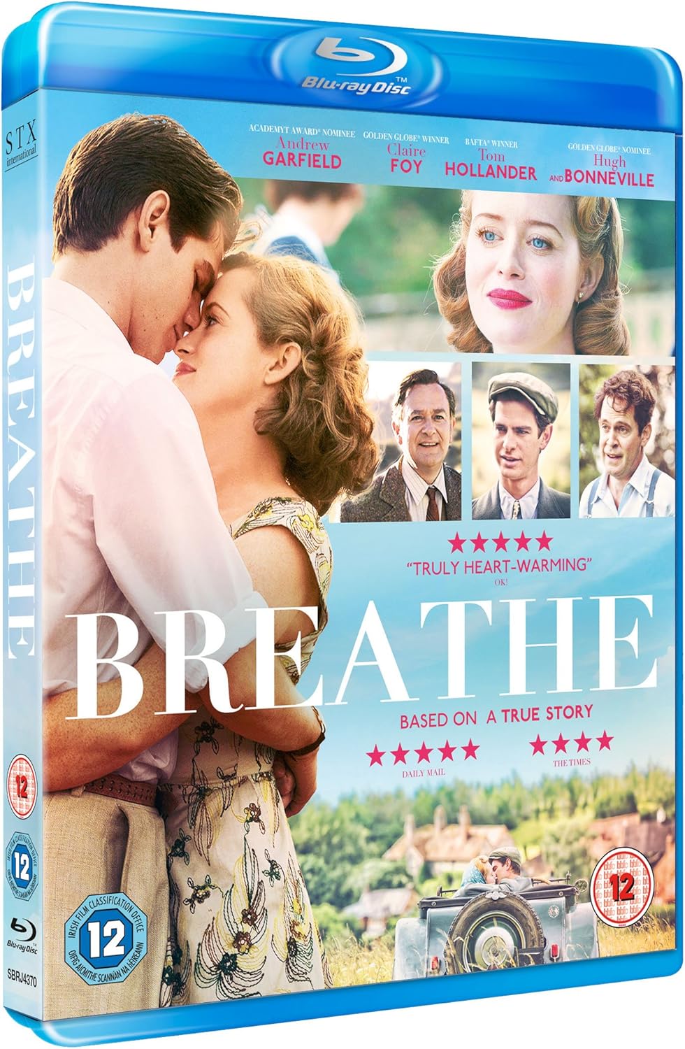Breathe Blu Ray 2017 Amazon Co Uk Andrew Garfield Claire
