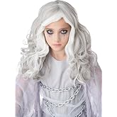 Glow In The Dark Ghost Wig for Kids