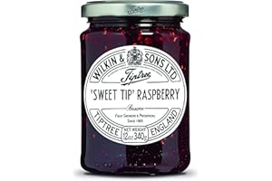 Tiptree Sweet Tip Raspberry Preserve, 12 Ounce Jar