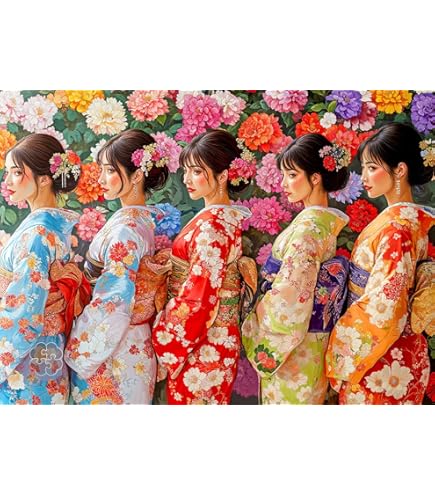 Amazon.com: Cross & Glory - Elegant Kimono Beauties - 1000 Piece