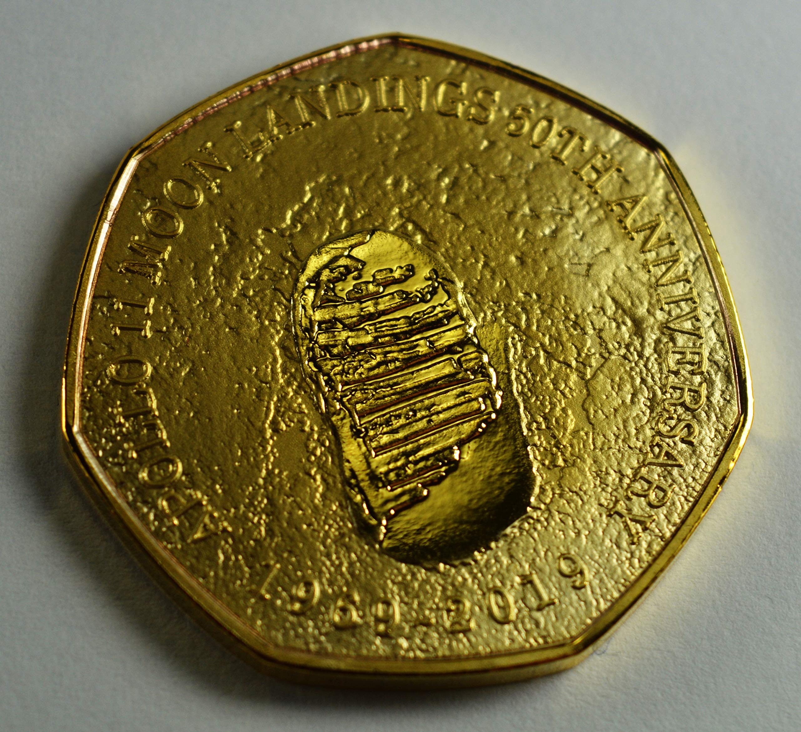 LUNAR/MOON LANDINGS 50TH ANNIVERSARY 1969-2019 24ct Gold Commemorative Coin Albums/50p Collectors, Coin Hunt Apollo 11