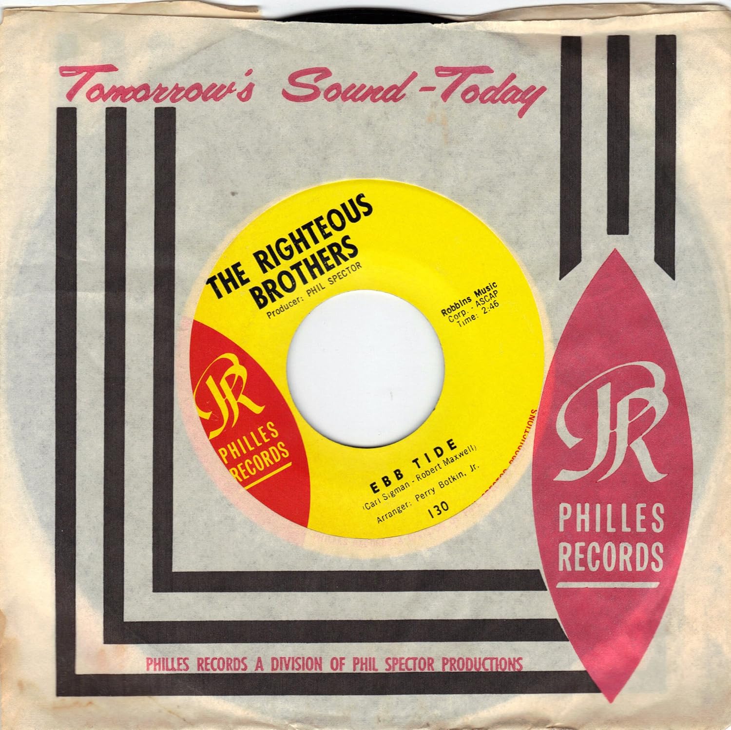 RIGHTEOUS BROTHERS, THE RIGHTEOUS BROTHERS, THE/Ebb Tide/45rpm record