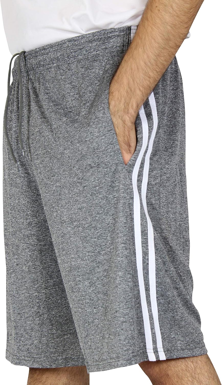 5 Pack:Men's Dry-Fit Sweat Resistant Active Athletic Performance Shorts at  Men’s Clothing store