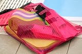 MARU Mesh Bag for Swimming Equipment Pink Lightweight Breathable Drawstring view 6