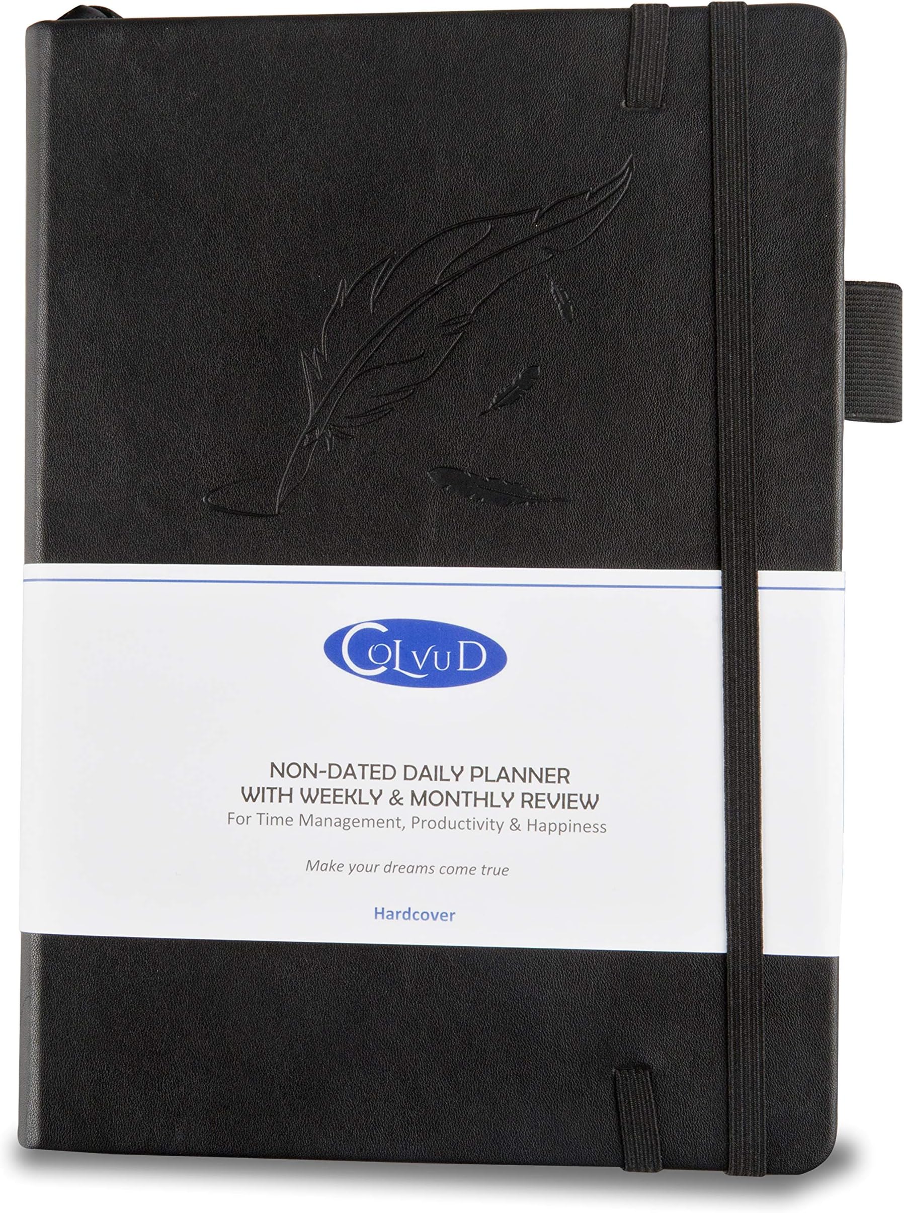 Daily & Weekly Undated Planner for Boosting Productivity- 2020 Appointment Gratitude Journal with Monthly Calendar to Improve Time Management - Life Organizer Hardcover Notebook Agenda
