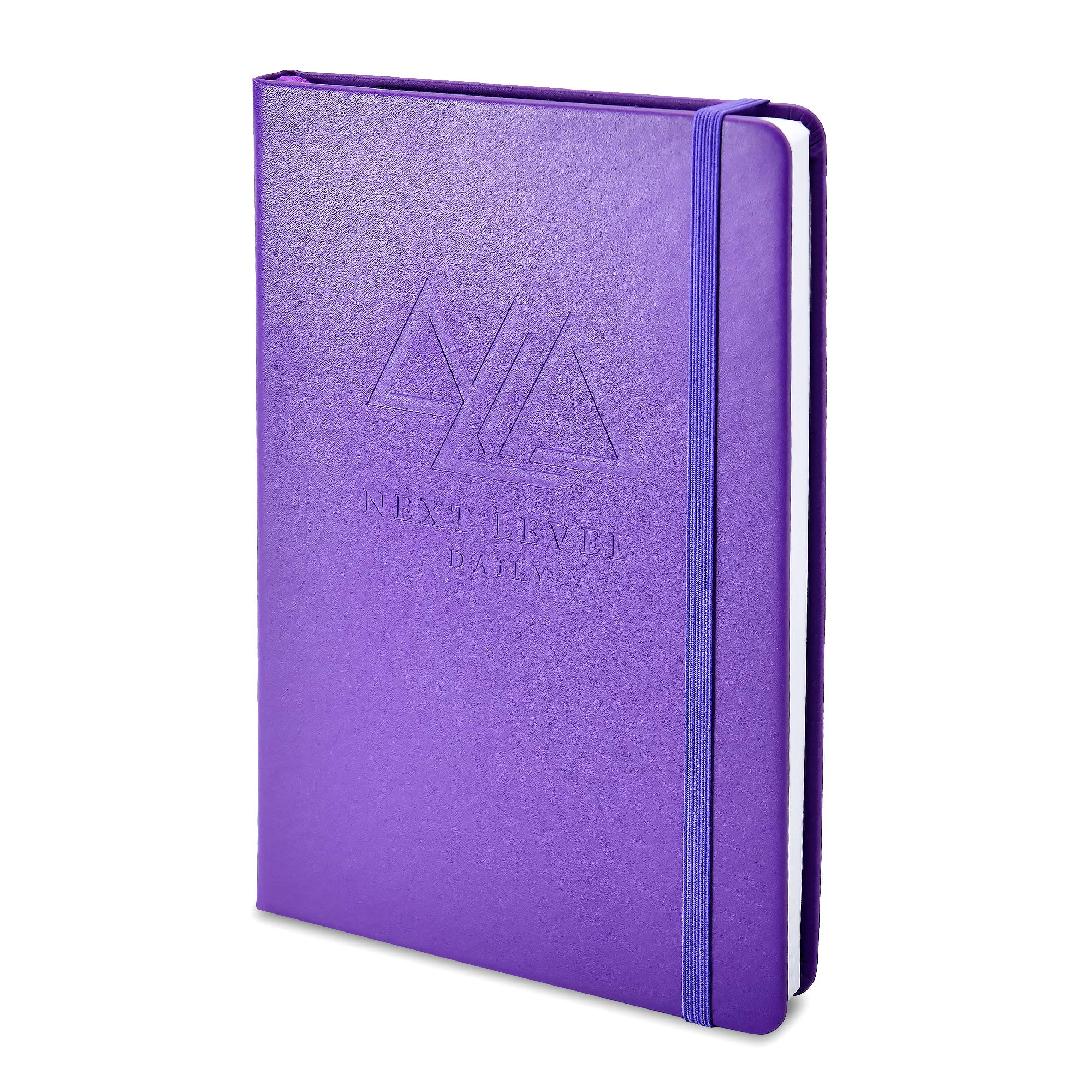 Next Level Daily Planner | 90 Day High Performance Daily Action Planner for Productivity, Happiness, Time Management | Habit Tracker, Gratitude Journal – Undated, Hardcover (Purple)