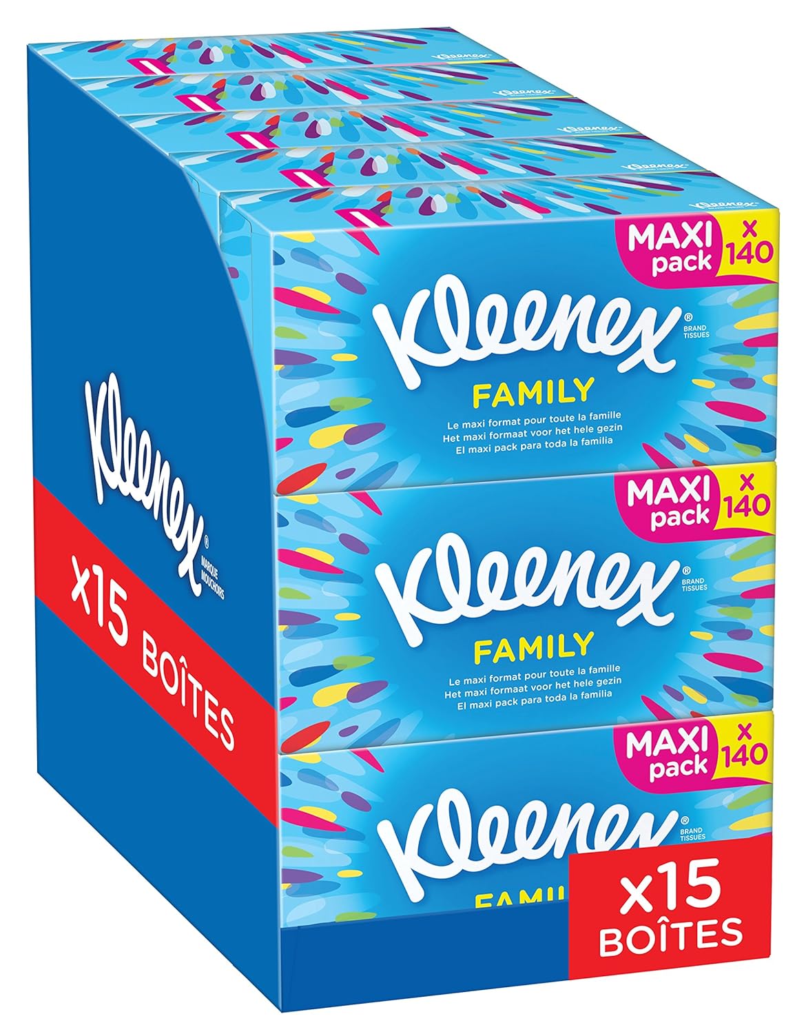 Kleenex Family Pack de 15 caja de pañuelos de papel Amazon.es Salud y