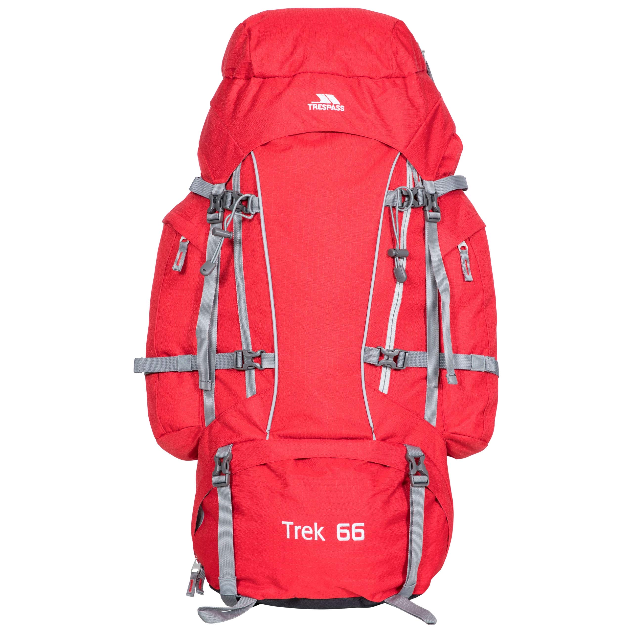 Trespass 66L Red Tone Rucksack Trek
