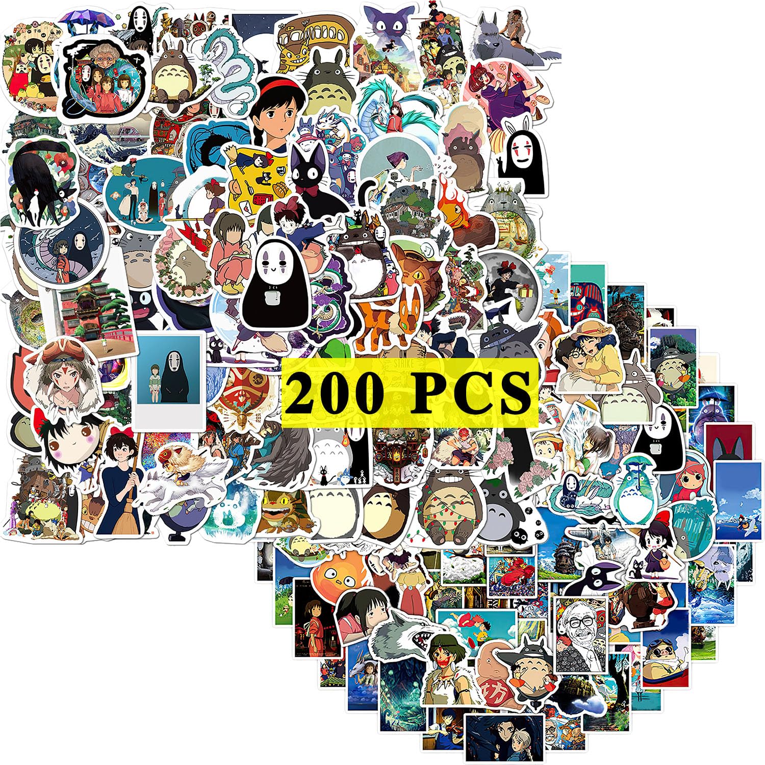 GTOTd Japan Cartoon Stickers (200Pcs) Anime Gifts Merchandise Merch Party Supplies Vinyl Water Bottle Luggage Guitar Skateboard Cute Aesthetic Manga Gifts for Teens