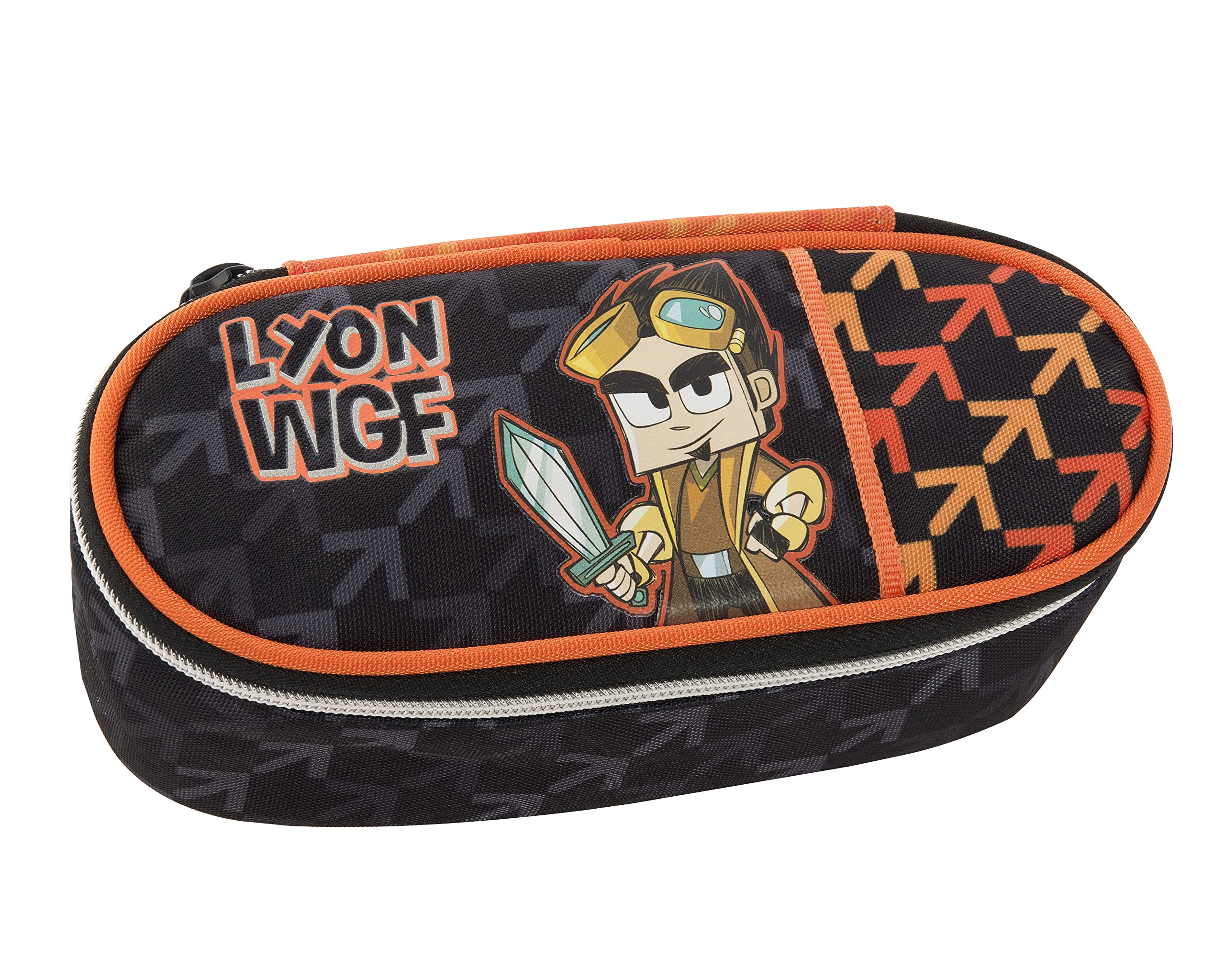 LYON GAMER Organized Oval Pencil Case