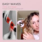 TYMO ROVY Hair Waver Crimper 25mm Dual Voltage Pink Ceramic Tourmaline view 2