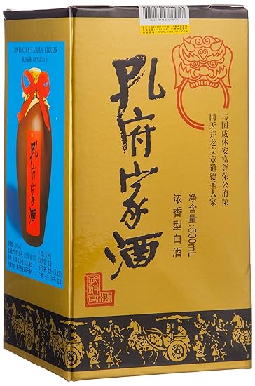 Konfuzius Schnaps im Ton Gefäß 500ml Chinesischer Schnaps 39% vol.