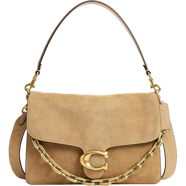 Bolso De Mano Guess PARTNER CREATION - Cuero Ecológico, Color Coñac, 27.3x5.7x19.1 Cm | Para Mujer, Herrajes Bronce, Bolsillos