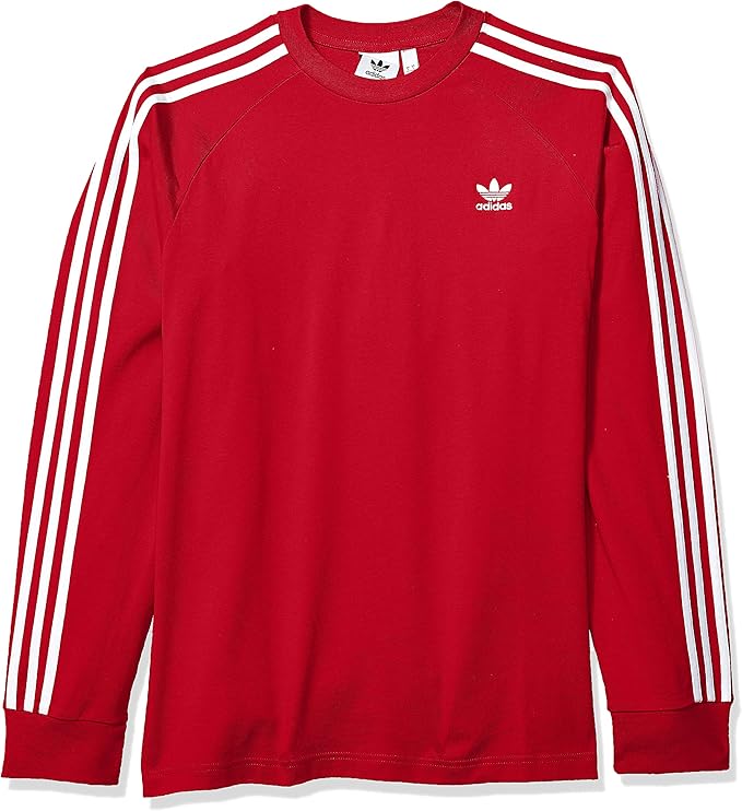 red adidas tee