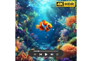 Clownfish Aquarium HD Screensaver - Premium Virtual Fish Tank with Ocean Sounds