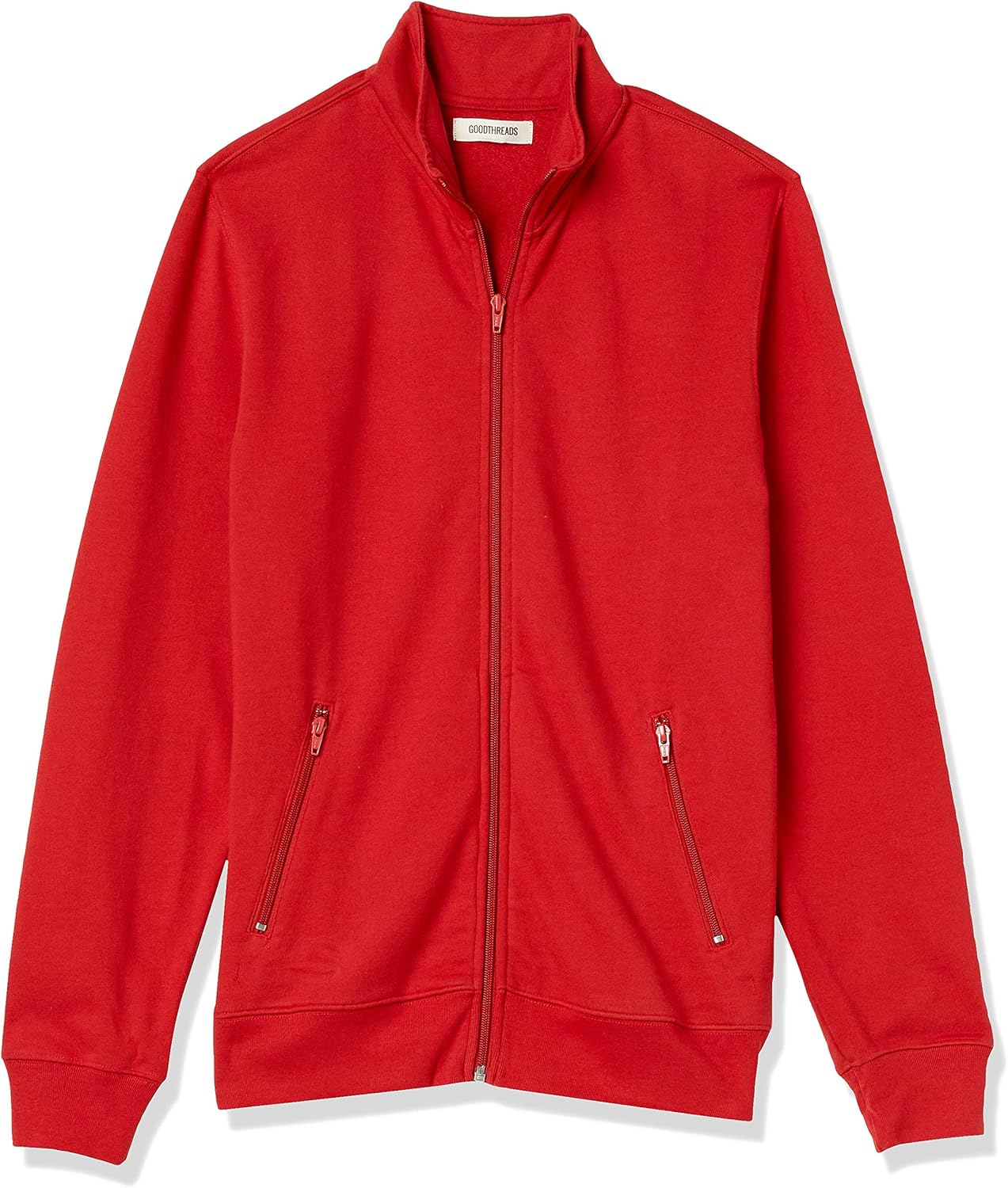  Brand - Goodthreads Men's Lightweight French Terry Track Jacket: Clothing