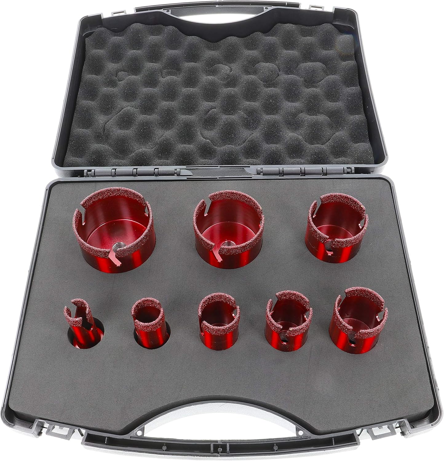 PRODIAMANT Speedmaster Professional Diamond core bits Set 8 Pieces Thin-Walled Tile Drills with M14 Holder for Angle Grinders for Dry Drilling of Tiles and Stone diameter 20 - Image 3