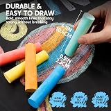 JOYIN 16 Pcs Washable Sidewalk Chalk Set Non-Toxic Jumbo Colors view 4