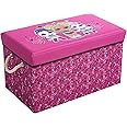 Idea Nuova LOL Surprise Collapsible Toy Storage Bench and Ottoman, 14.5" H x 14.5" D x 25" L