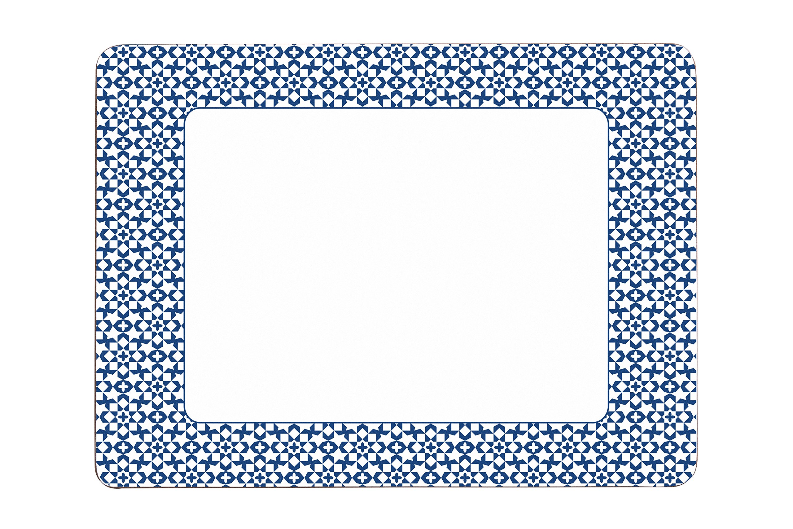 Premier Housewares Casablanca Placemats - Set of 4, Blue