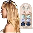 Kitsch Small Hair Clips for Women and Girls – Mini Claw Clips – Hair Accessories for Women – Daily Styling, Recycled, Garden Bouquet – 8pc Set