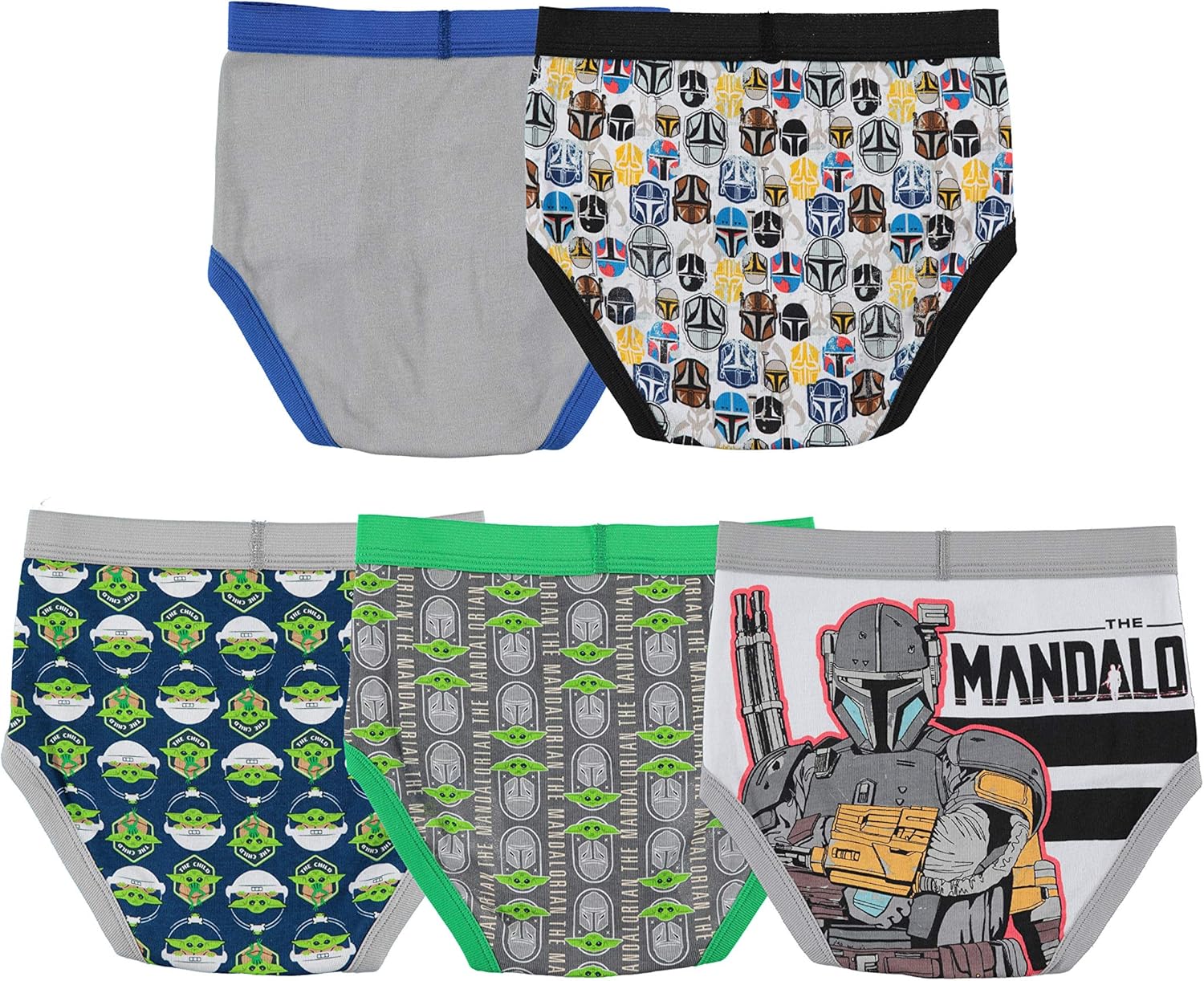 Star Wars Baby Yoda Boys Underwear Multipacks: Clothing