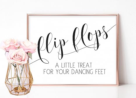 Amazon Com Fancy And Flair Wedding Party Signs Wedding