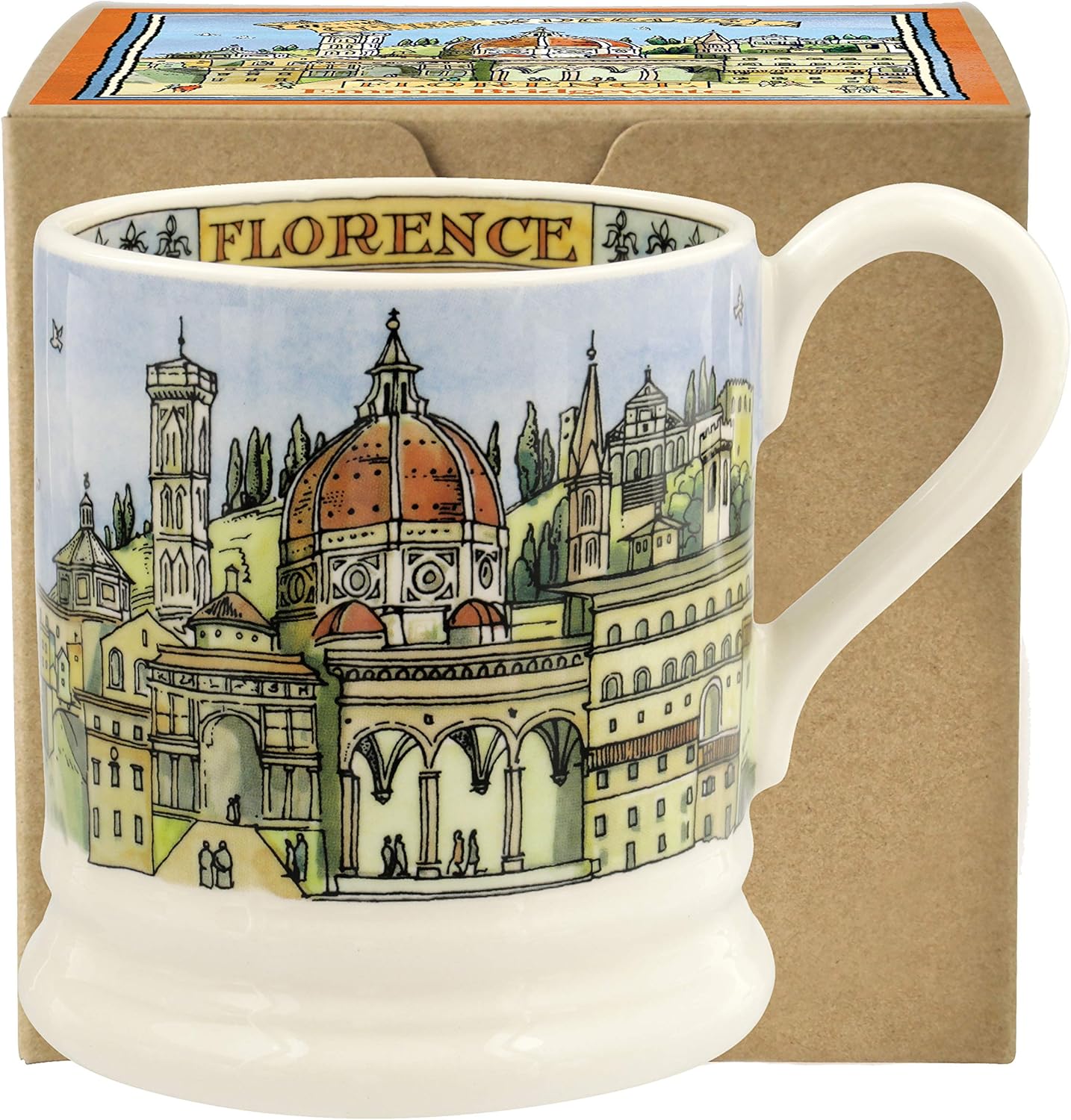 Emma Bridgewater 'Cities of Dreams' Florence Earthenware Half Pint Mug, Boxed Amazon.co.uk
