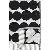 MARIMEKKO Räsymatto Terry Cotton Guest Towel – Polka Dot Patterned Guest Towels – 20 in x 12 in