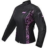 HWK Adventure/Touring Motorcycle Jacket for Women, Women's Motorcycle Jacket with CE Armor for Enduro Motorbike Riding