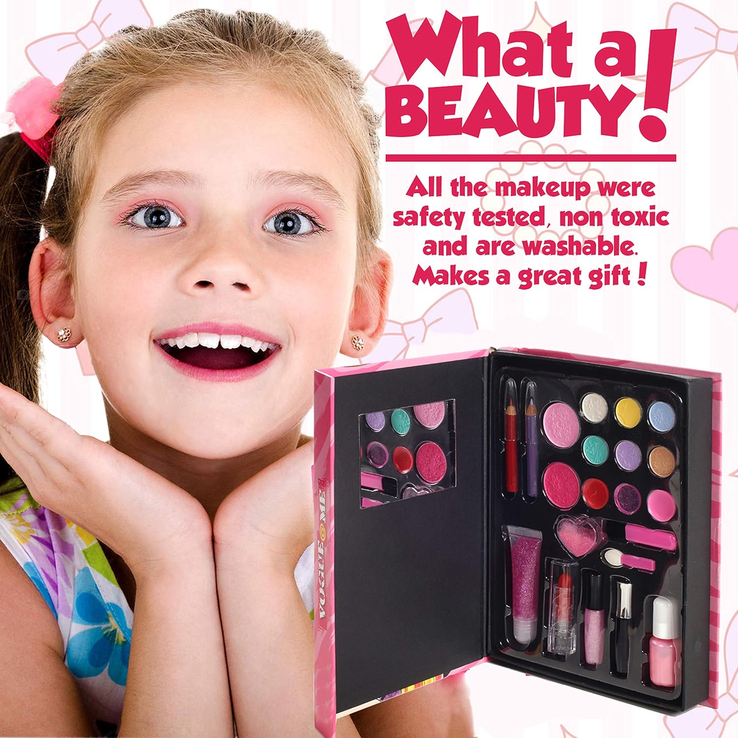 Lil Me Kids Fun, Beauty, Fashion Washable Makeup Set: Toys & Games