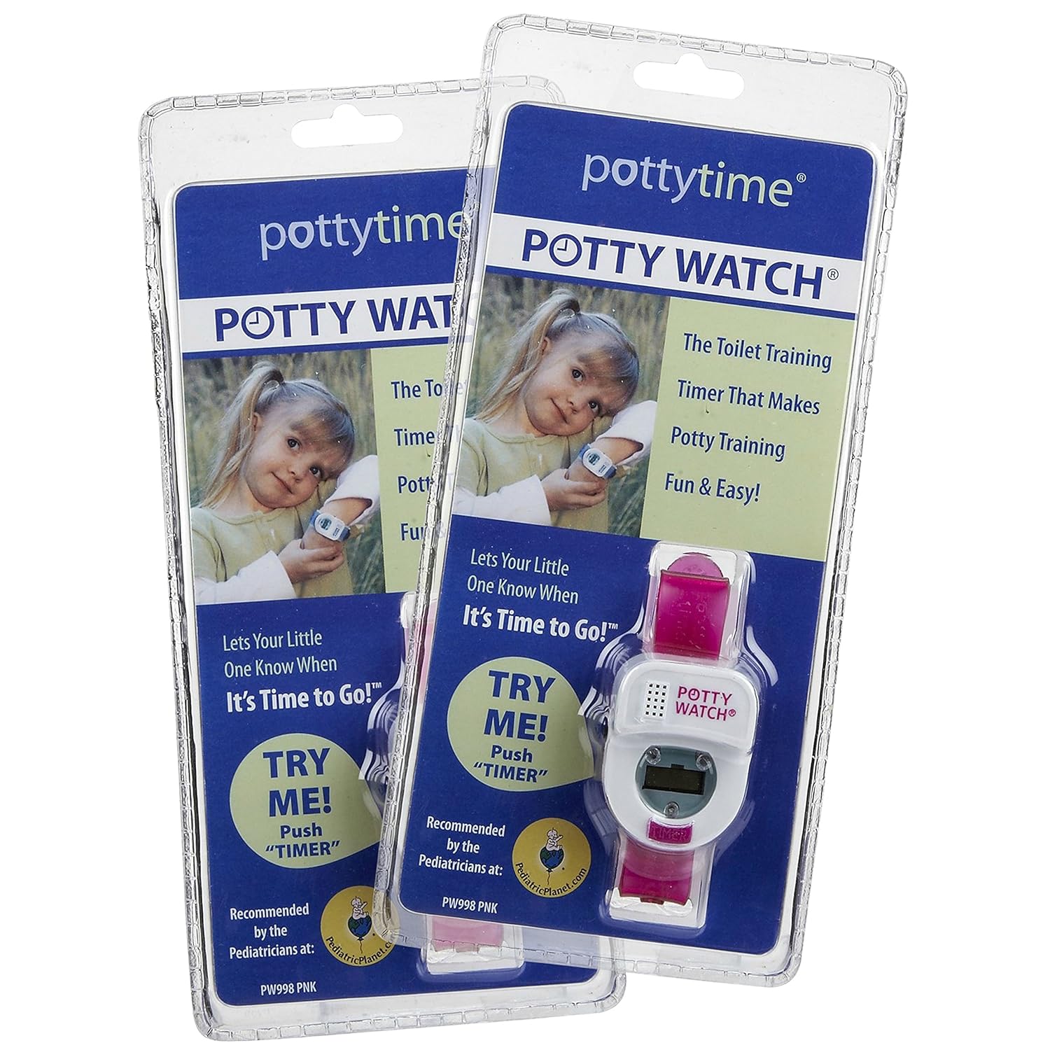 Potty Watch Potty Training Timer, 2 Pack Pink Amazon.co.uk Baby