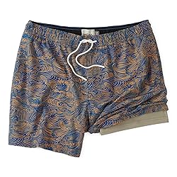 Huckberry Wellen Performance Lined Swim Trunks