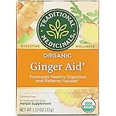 Traditional Medicinals Organic Ginger Aid Tea, 16 Tea Bags