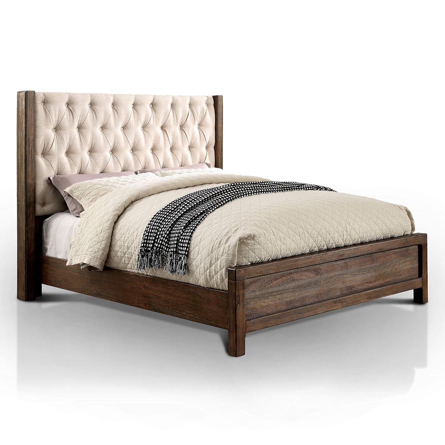 Best tufted queen headboard blue