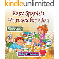 Easy Spanish Phrases for Kids | Children's Learn Spanish Books book cover