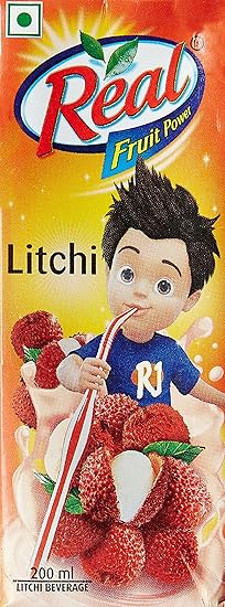 Real Fruit Power, Litchi, 200ml