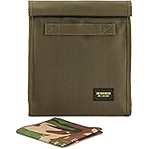 2nd Childhood Rolltop Lunch Bag for Work or School – Compact, Foldable & Low Profile Design – Insulated Reusable Bag with Handle – Slim, Durable & Stylish - 3.5L