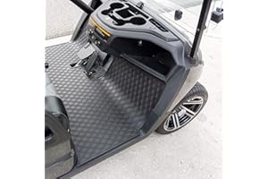 Xtreme Mats Golf Cart Floor Mat Compatible with Yamaha Drive2, Full Coverage Golf Cart Floor Liner Mat - Fits Yamaha Drive2 Models Only (2017-2023) & UMAX Rally 4x4 - All Black